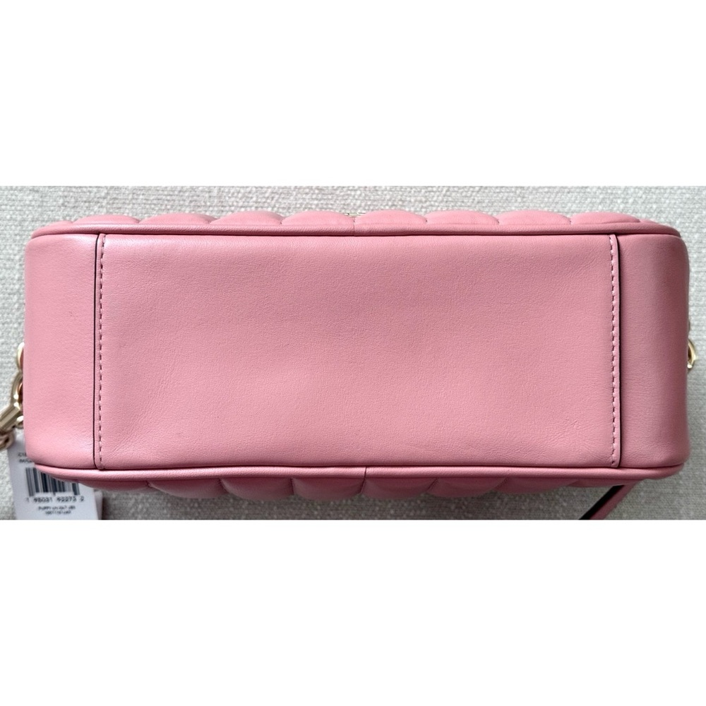 Coach CANDY PINK Puffy Jes Crossbody with Linear Quilting - Picture 10 of 14